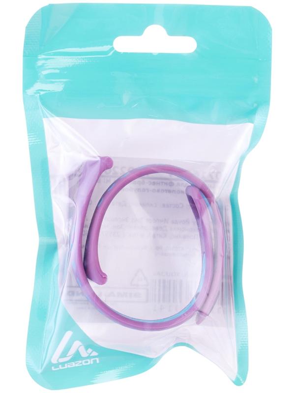 Ремешок Luazon для фитнес-браслета Mi Band 8/9, с перфорацией, фиолетово-голубой