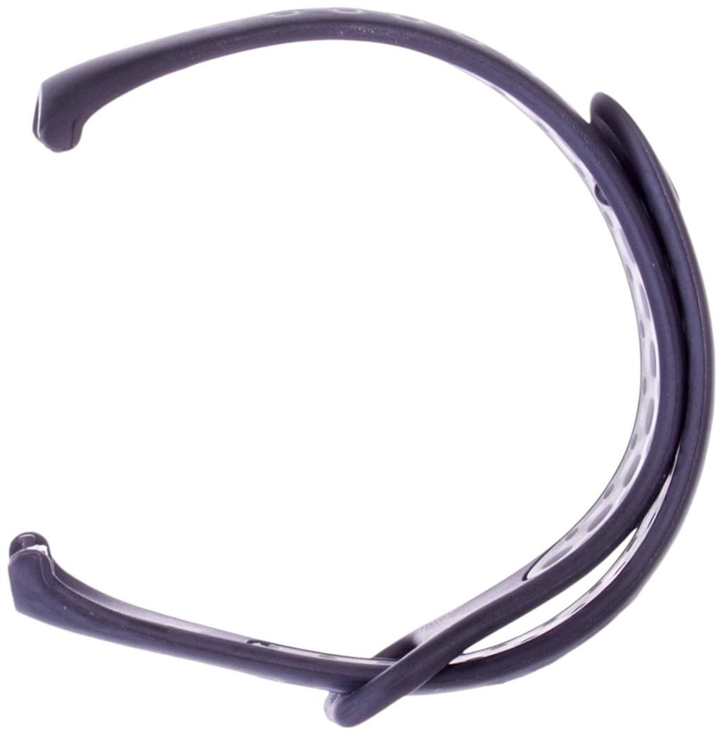 Ремешок Luazon для фитнес-браслета Mi Band 8/9, с перфорацией, чёрно-серый