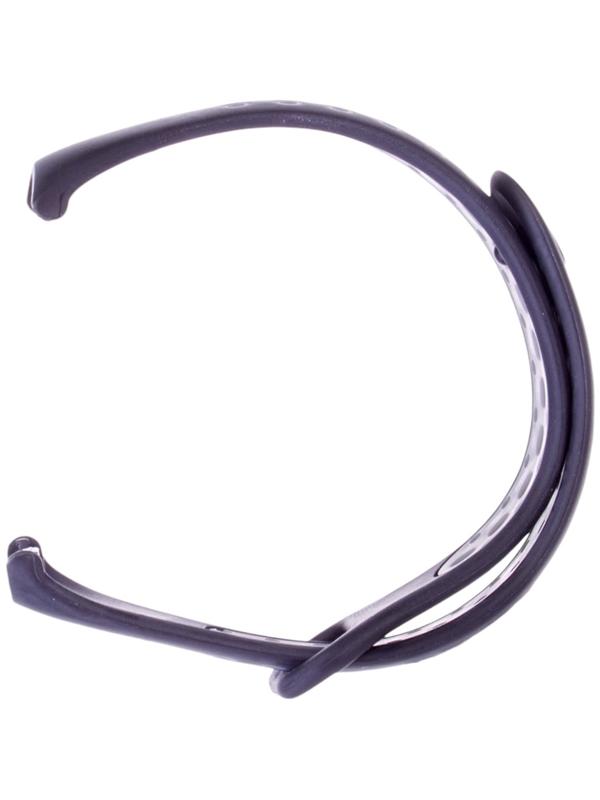 Ремешок Luazon для фитнес-браслета Mi Band 8/9, с перфорацией, чёрно-серый