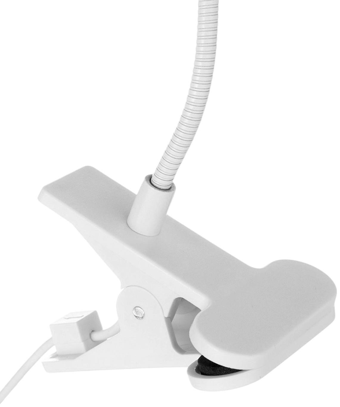 Лампа для маникюра, LED, на прищепке, 1 диод, 3 Вт, USB, белая