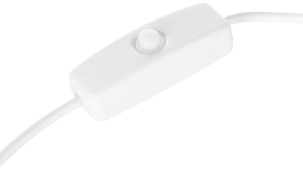 Лампа для маникюра, LED, на прищепке, 1 диод, 3 Вт, USB, белая