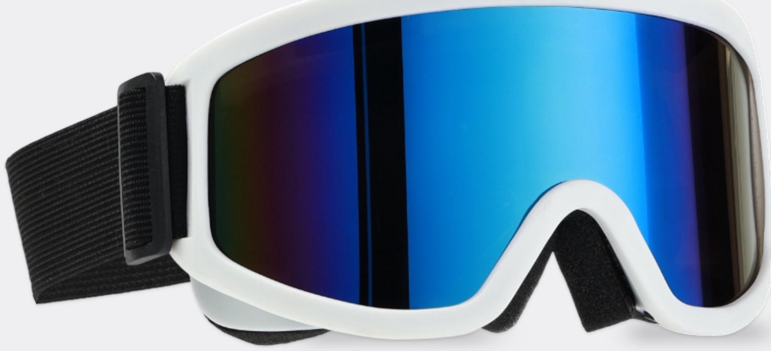 Очки спортивные, сноубордические, маска горнолыжная 12.8×8.6 см, переносица 2.4 см