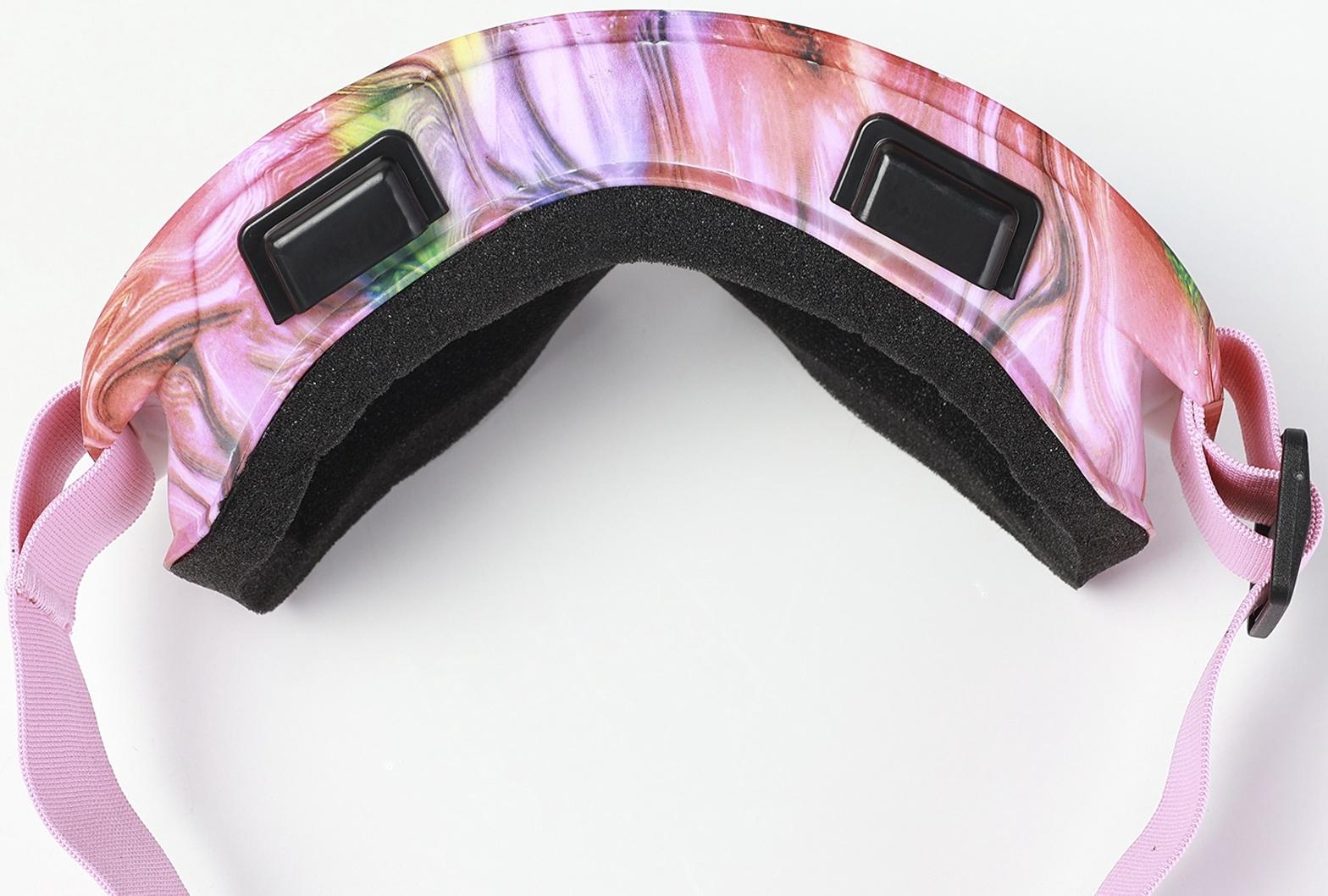 Очки спортивные, сноубордические, маска горнолыжная 12.8×8.6 см, переносица 2.4 см