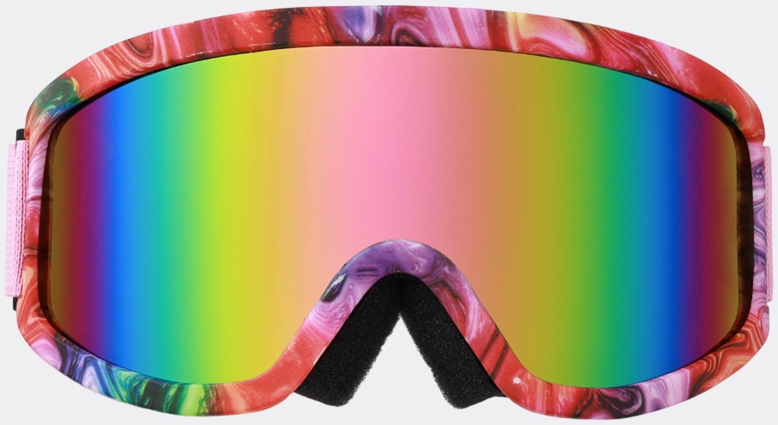 Очки спортивные, сноубордические, маска горнолыжная 12.8×8.6 см, переносица 2.4 см