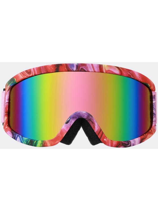 Очки спортивные, сноубордические, маска горнолыжная 12.8×8.6 см, переносица 2.4 см