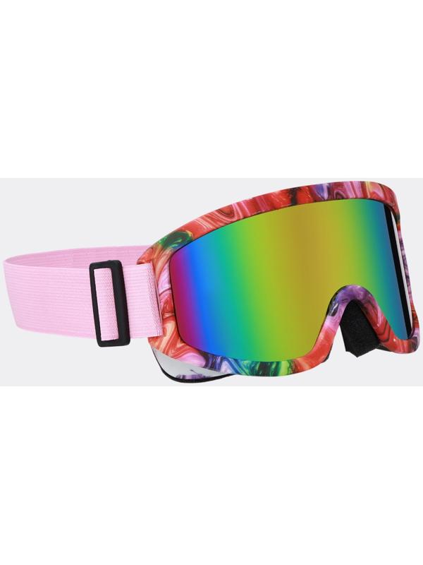 Очки спортивные, сноубордические, маска горнолыжная 12.8×8.6 см, переносица 2.4 см