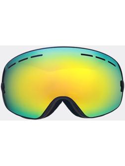 Очки спортивные, сноубордические, маска горнолыжная 19.7×17.3×9.6 см, переносица 2.4 см