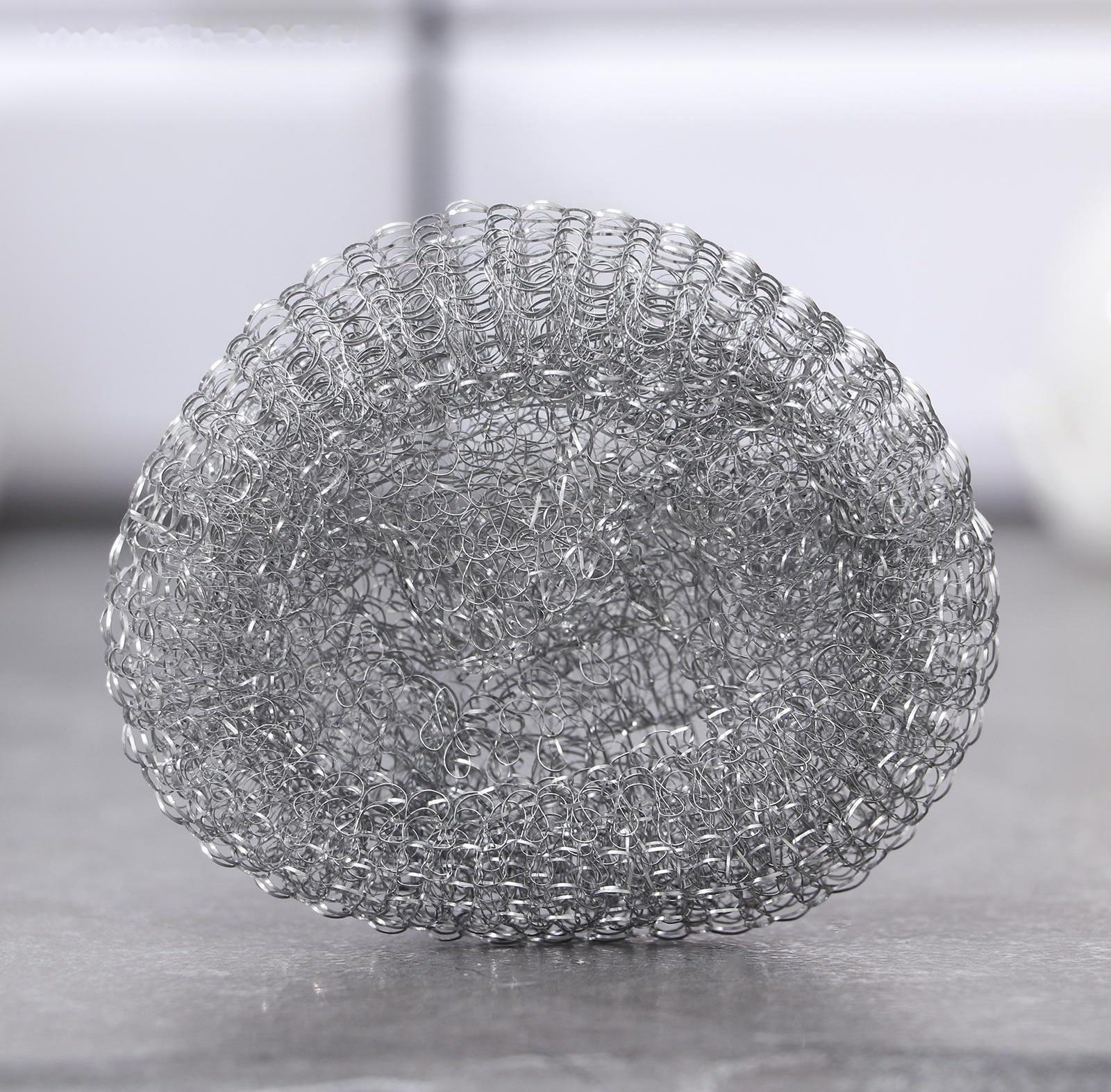 Набор мочалок для посуды металлических АкваМаг, 15 гр, 10 шт