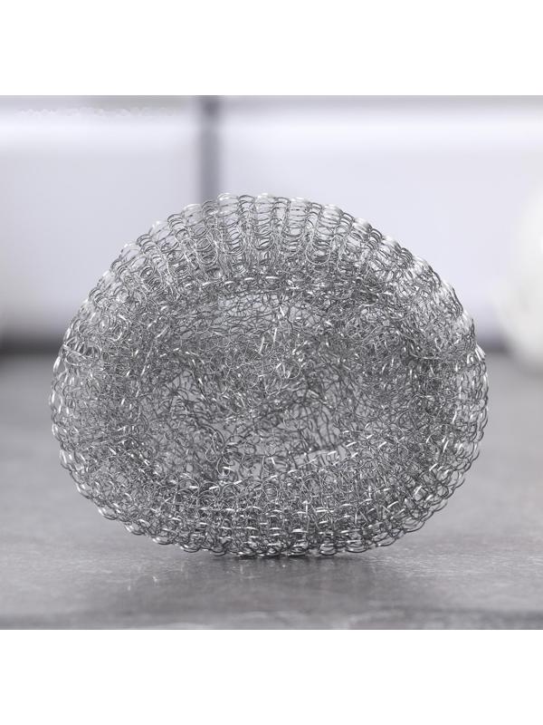 Набор мочалок для посуды металлических АкваМаг, 15 гр, 10 шт