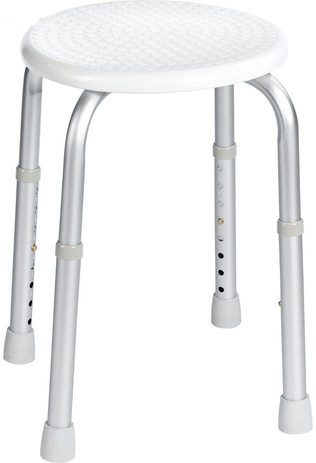 Табурет с регулируемой высотой, цвет белый