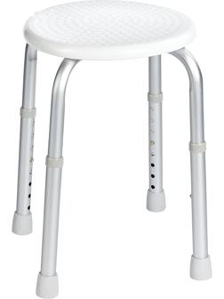 Табурет с регулируемой высотой, цвет белый