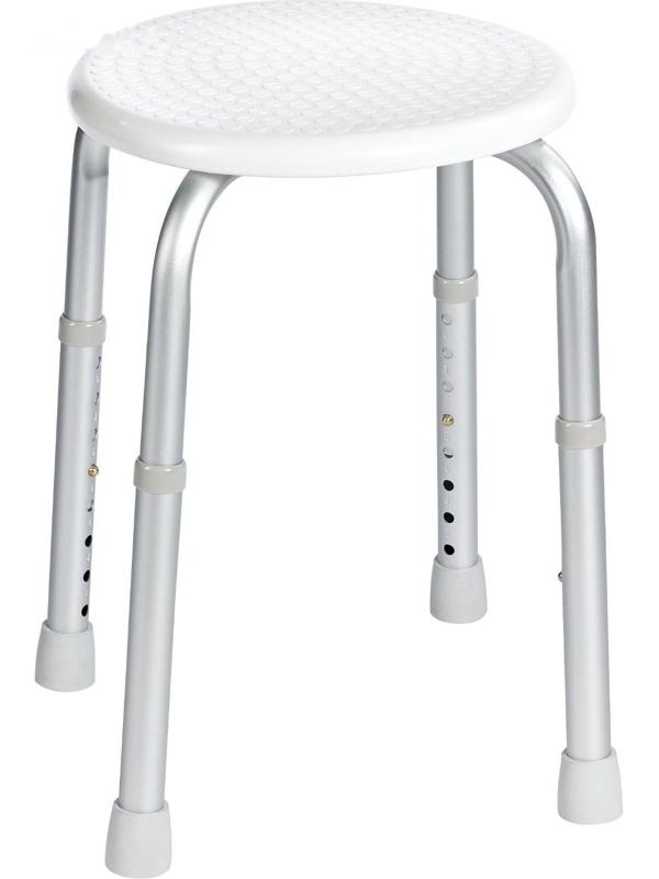 Табурет с регулируемой высотой, цвет белый