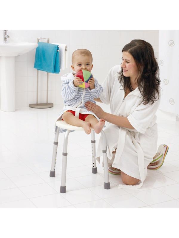 Табурет с регулируемой высотой, цвет белый