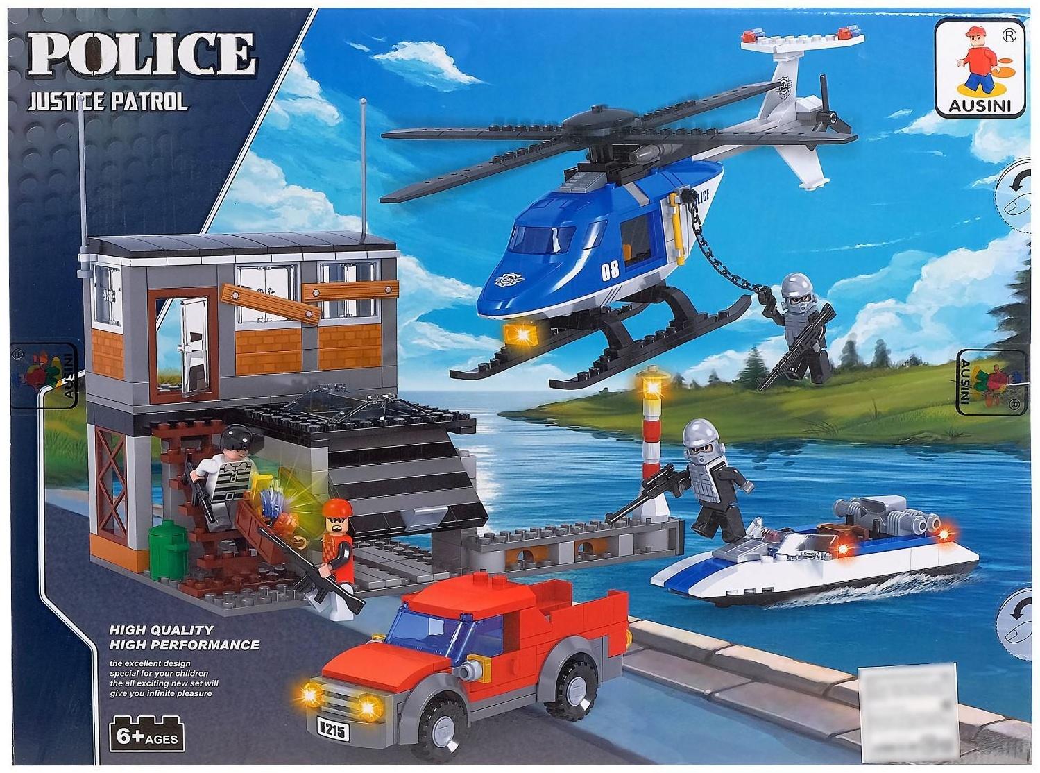 Конструктор Полиция «Погоня», 476 деталей