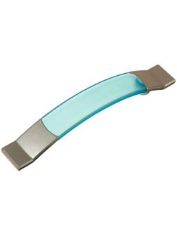 Ручка скоба PLASTIC 005, пластиковая, м/о 96 мм, синяя