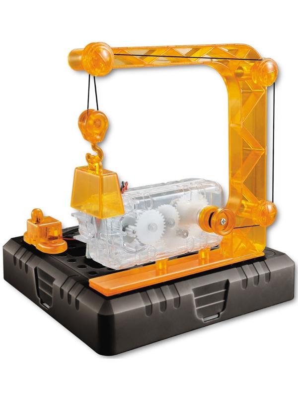 Электронный конструктор «Подъёмный кран», 16 элементов, в пакете