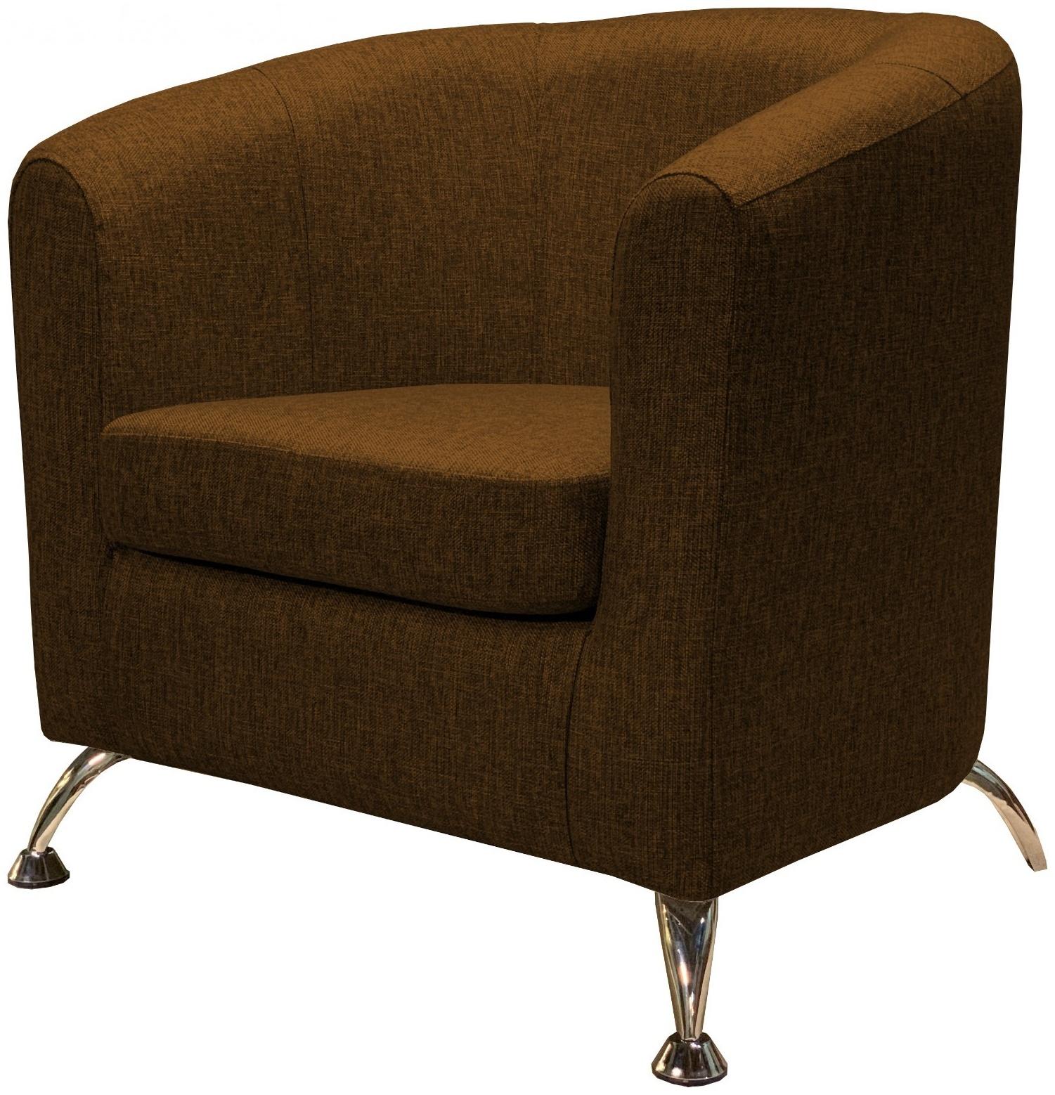 Кресло Клик Мебель «Bo», 800×750×750 мм, рогожка coffee