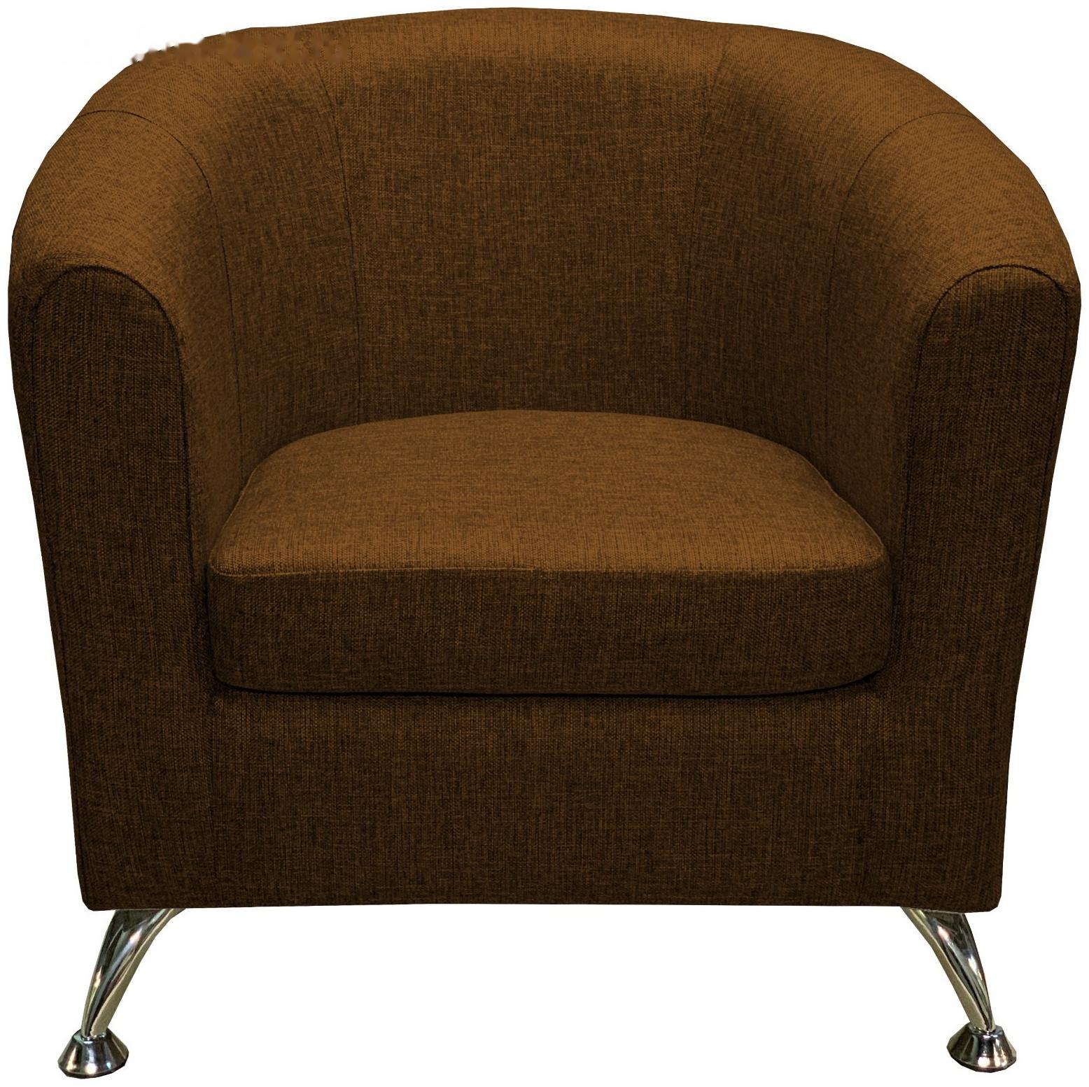 Кресло Клик Мебель «Bo», 800×750×750 мм, рогожка coffee