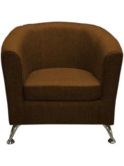 Кресло Клик Мебель «Bo», 800×750×750 мм, рогожка coffee