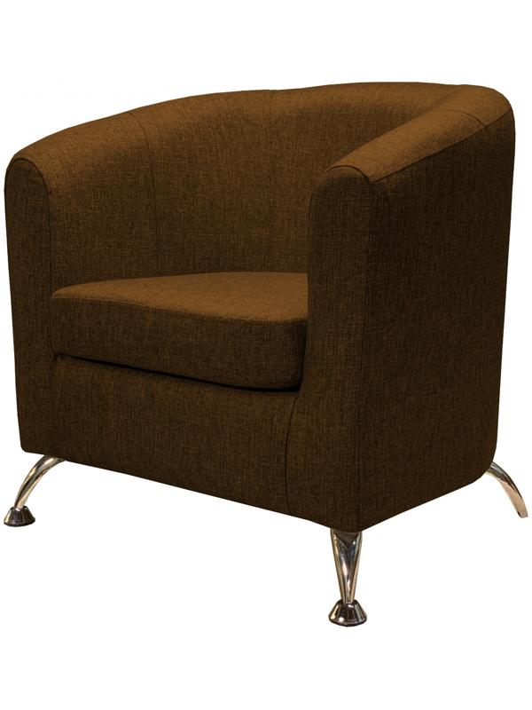 Кресло Клик Мебель «Bo», 800×750×750 мм, рогожка coffee