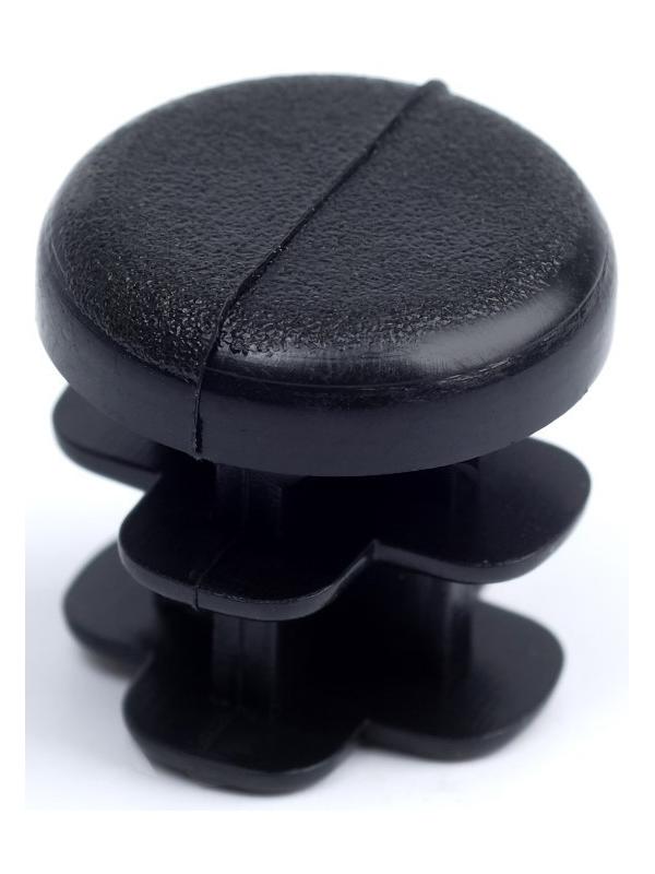 Заглушка внутренняя универсальная, d=16 мм, черная