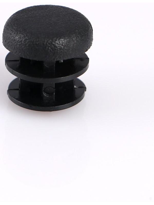 Заглушка внутренняя универсальная, d=16 мм, черная