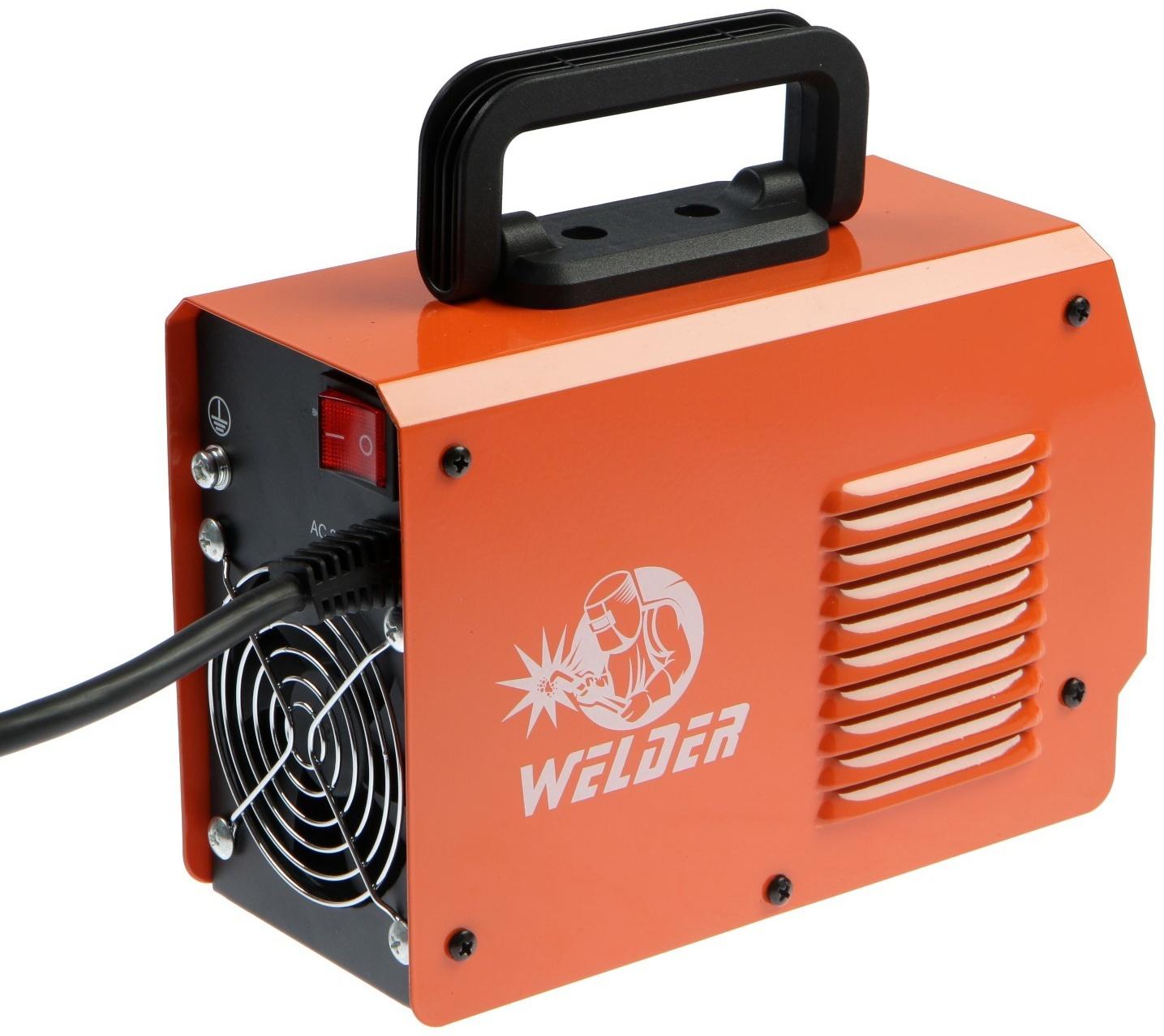 Сварочный аппарат Welder MMA-190A, 4.8 кВт, 20-190 А, ПВ 70%, d=1.6-3.2 мм