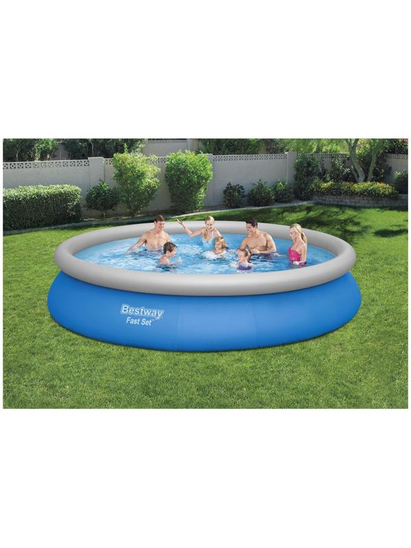 Бассейн надувной Fast Set 457 х 84 см, с фильтр-насосом 57313