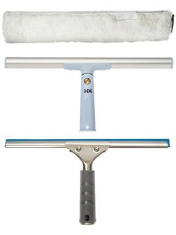 Сезонный набор для мытья окон Master, поворотный держатель, шубка, склиз