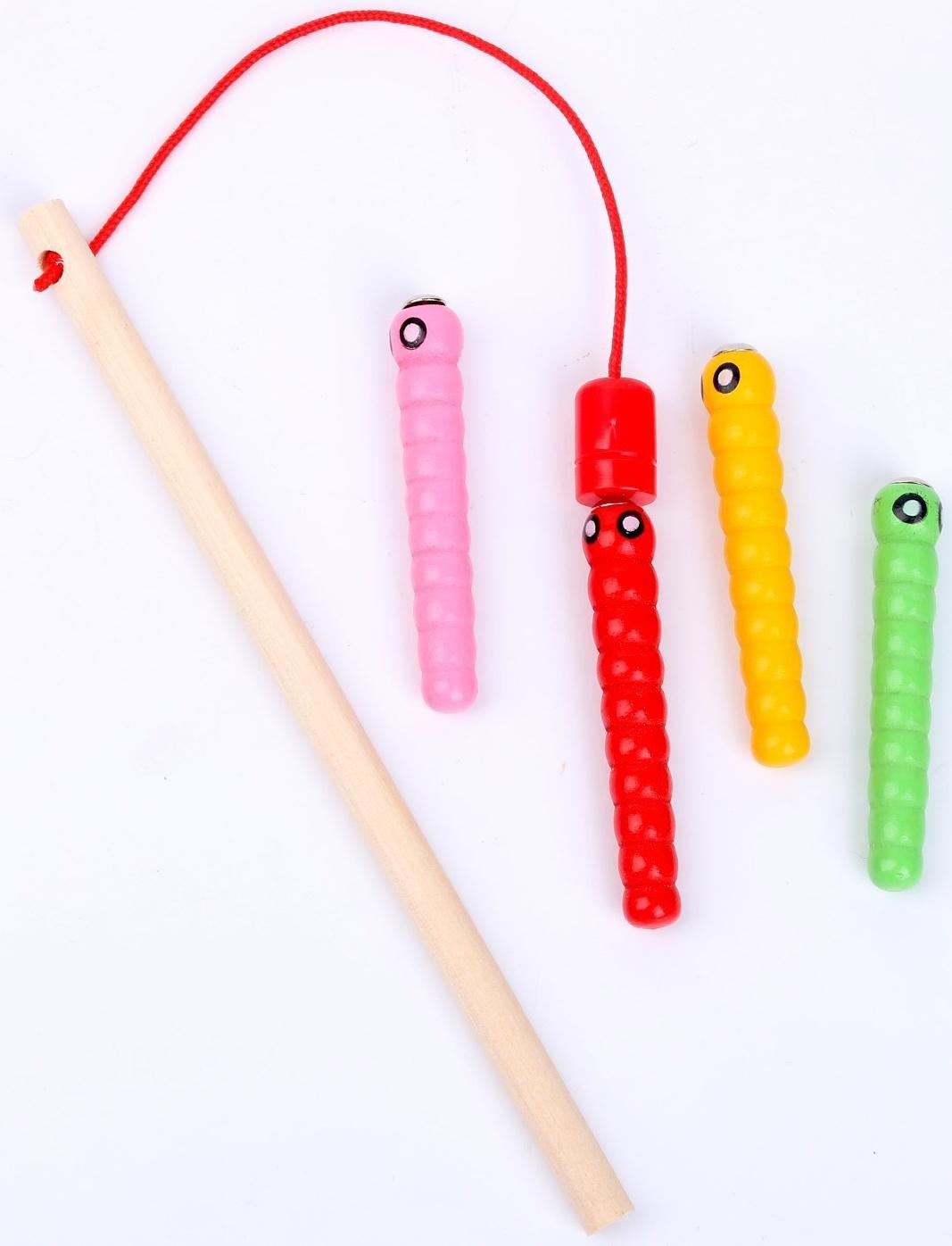 Уценка (помята упаковка) Детский логический центр Носорог 3в1 (стучалка, рыбалка, крутилки) 24х10х14 см