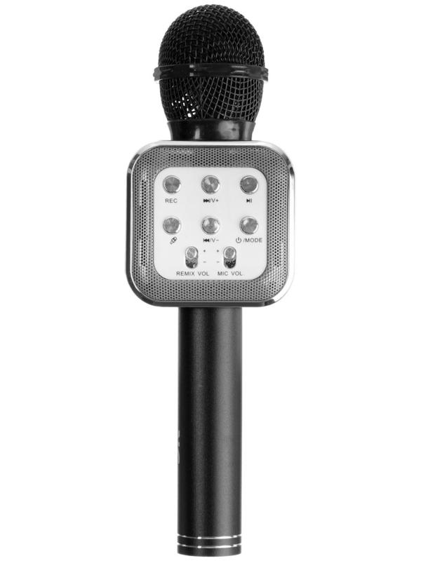 Микрофон для караоке Belsis MA3002BK, 3 Вт, 1200 мАч, Bluetooth, FM, microSD, чёрный