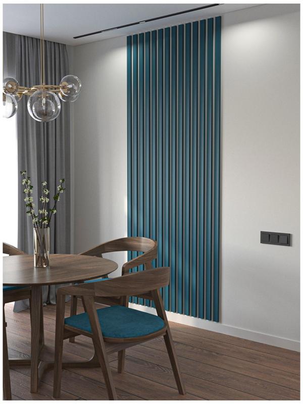 Интерьерная Рейка МДФ Планкен Рекесс De Luxe Ocean 2700х50х19 мм