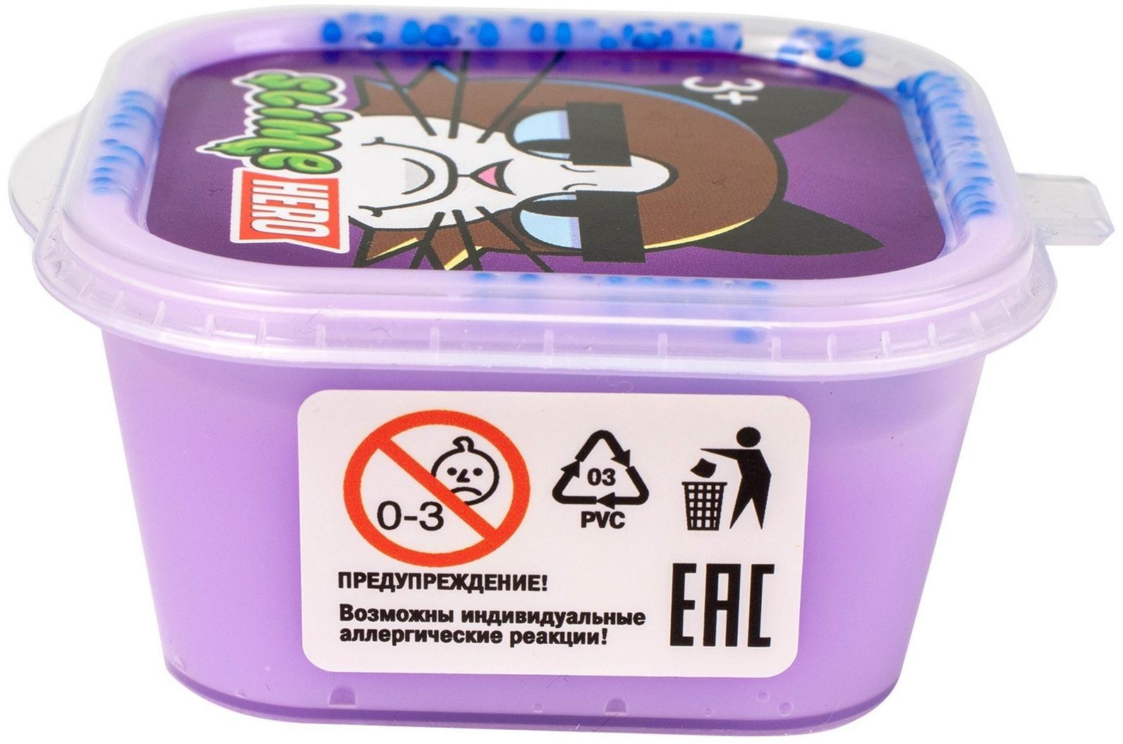 Слайм «Slime HERO. Кот», сиреневый 60 г