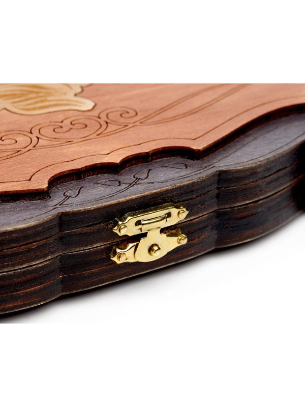 Нарды деревянные большие, настольная игра 