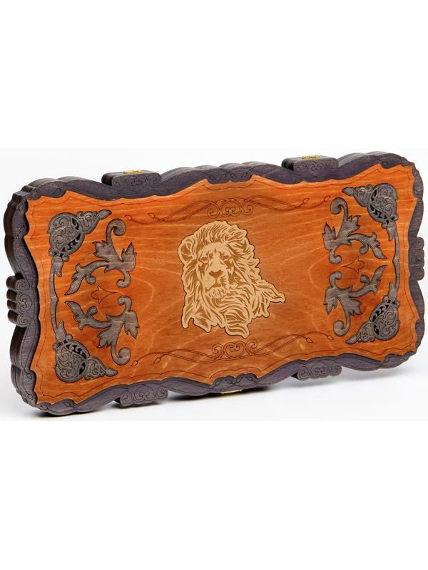 Нарды деревянные большие, настольная игра 