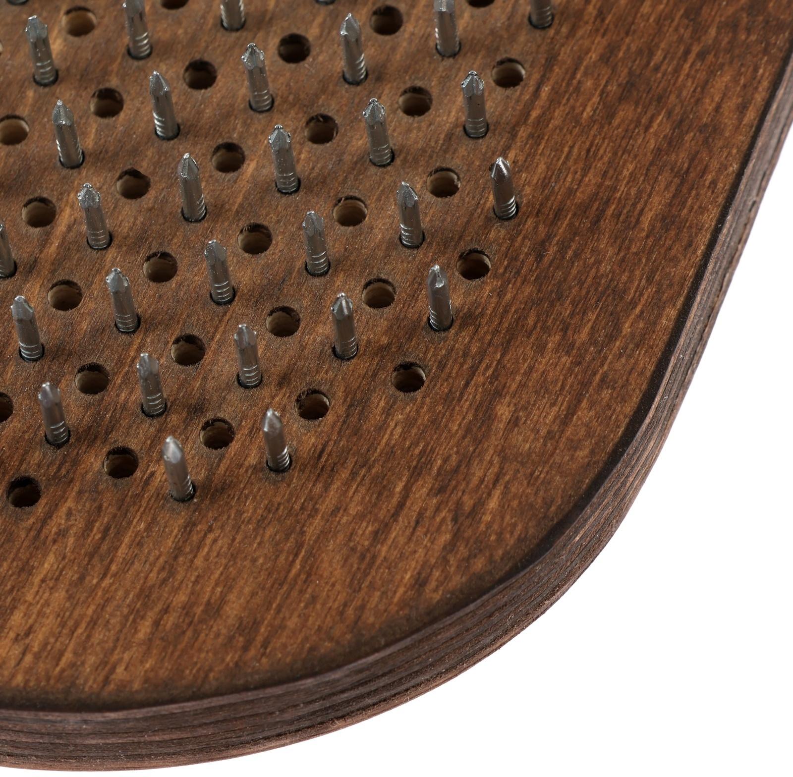 Садху, доска с гвоздями, для йоги, 2 шт, шаг 8 мм