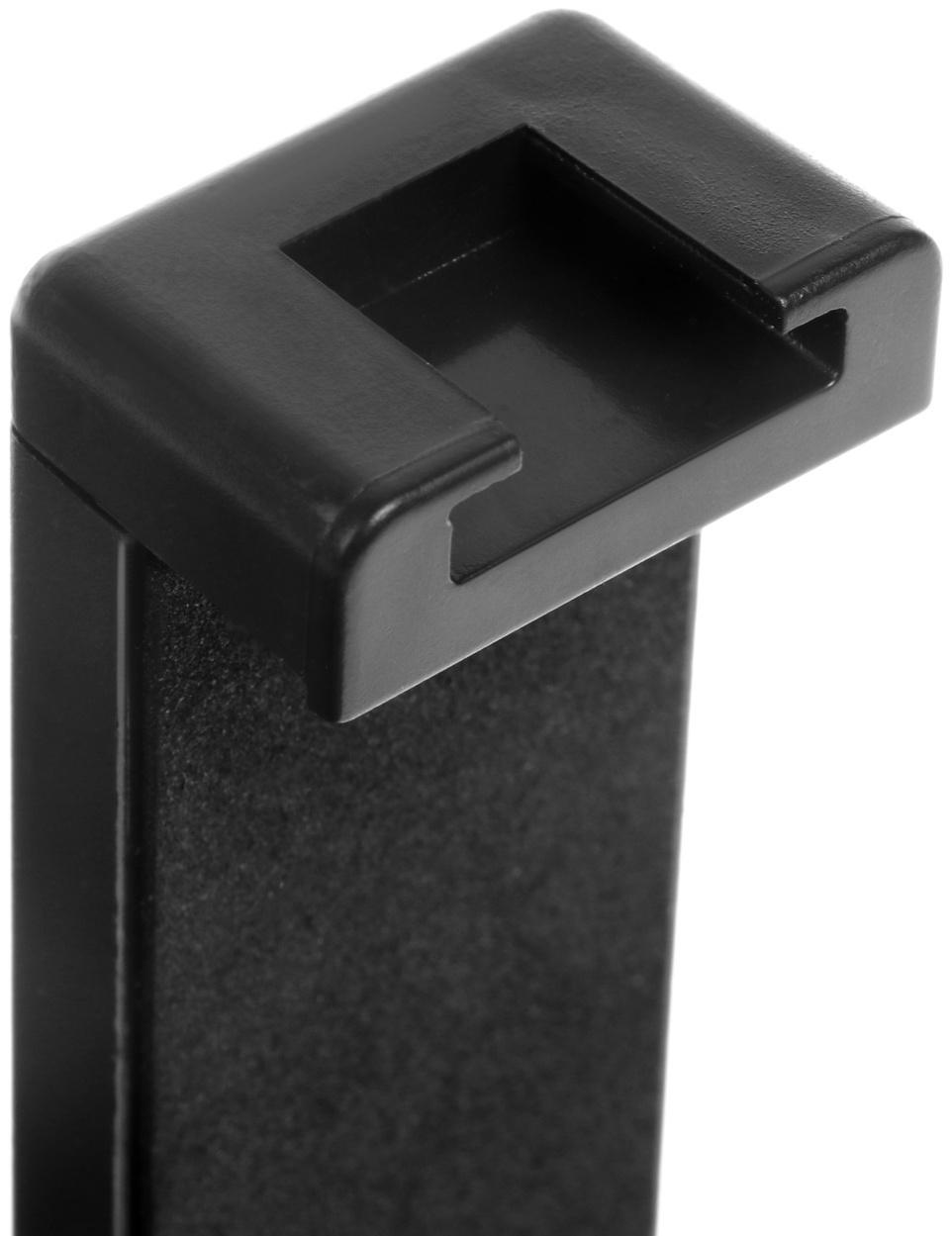 Набор блогера AY-49, штатив для телефона с лампой, микрофон, Bluetooth кнопка, чёрный