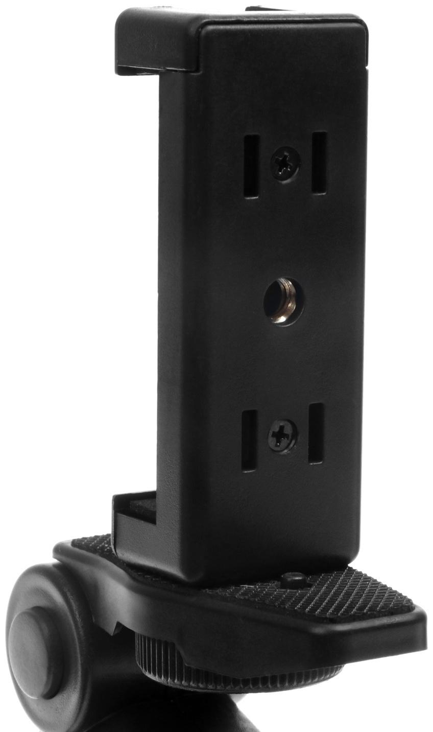 Набор блогера AY-49, штатив для телефона с лампой, микрофон, Bluetooth кнопка, чёрный