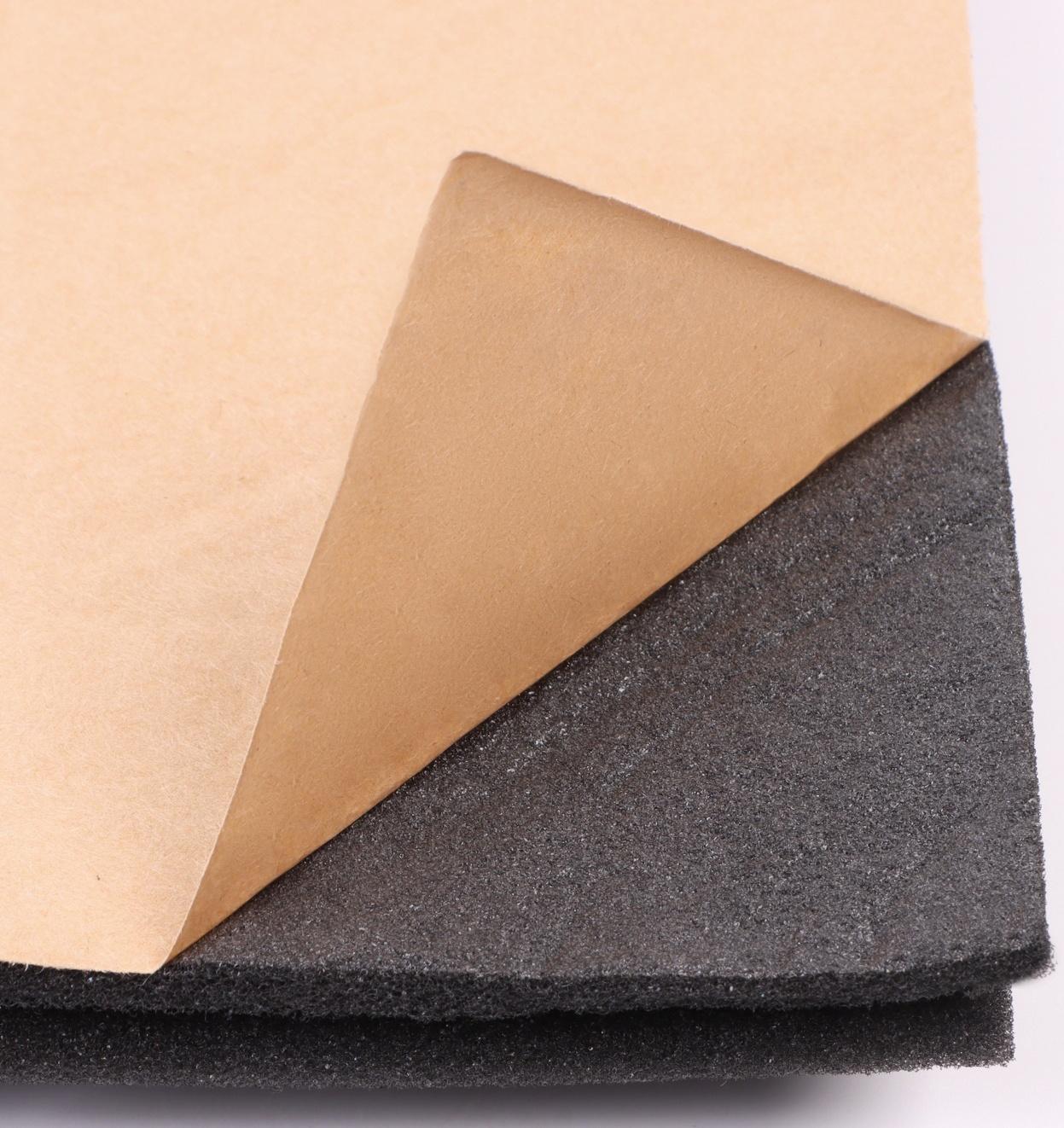 Шумопоглощающая панель - акустический поролон самоклеящийся, гриб, 50 х 50 х 3 см, черный