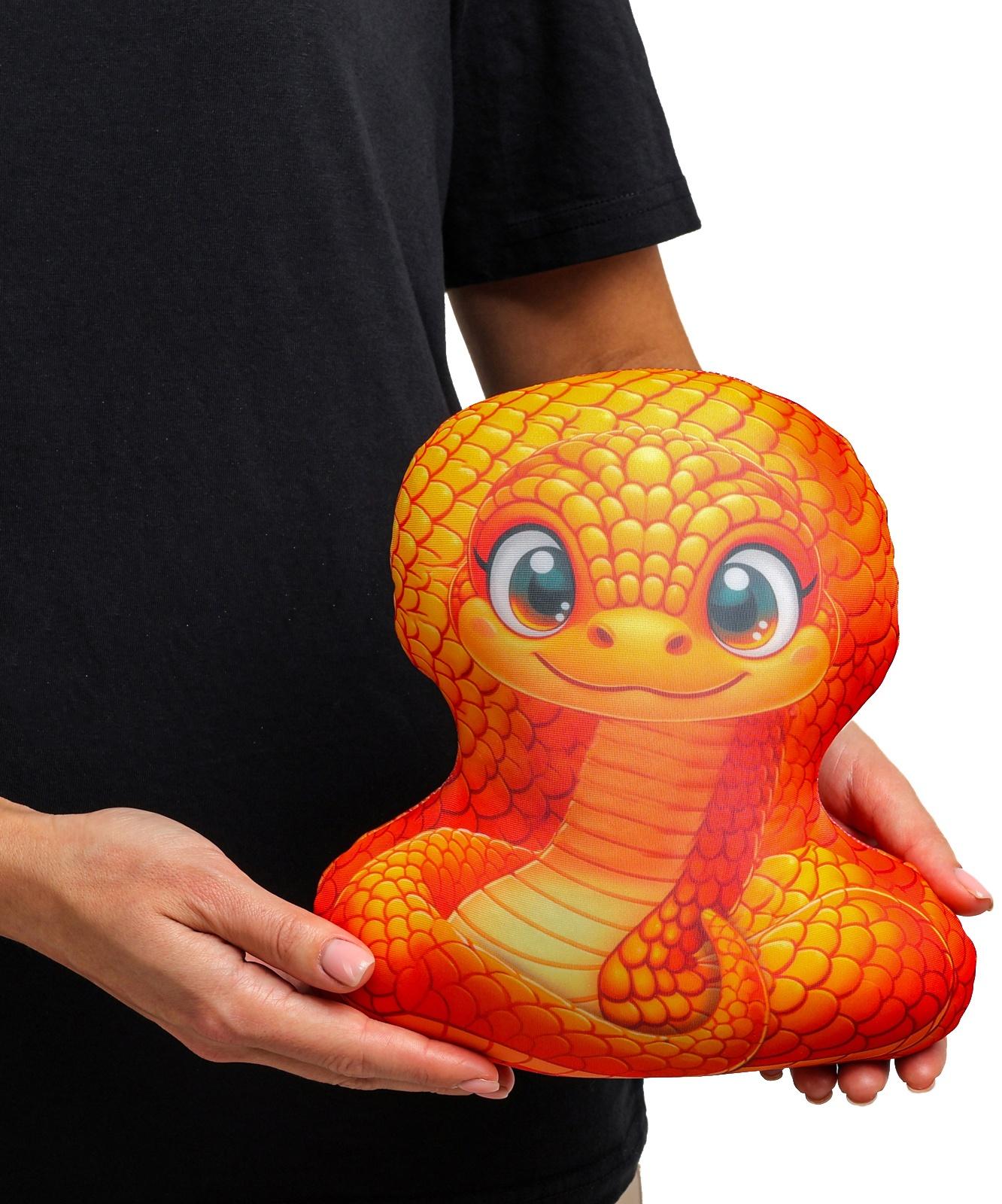 Антистресс игрушка «Змея», оранжевая