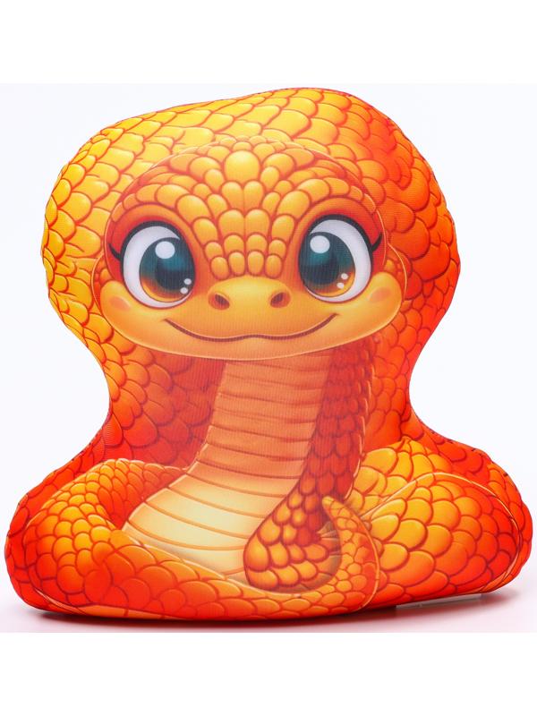 Антистресс игрушка «Змея», оранжевая