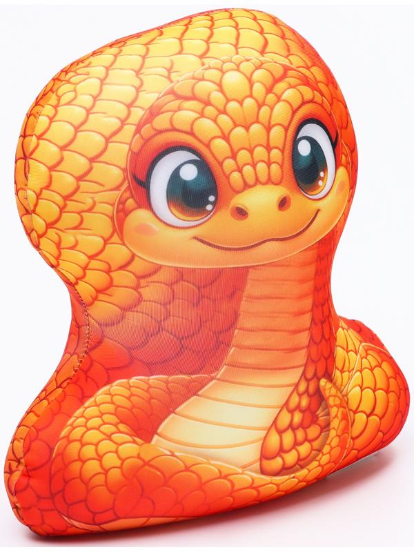 Антистресс игрушка «Змея», оранжевая