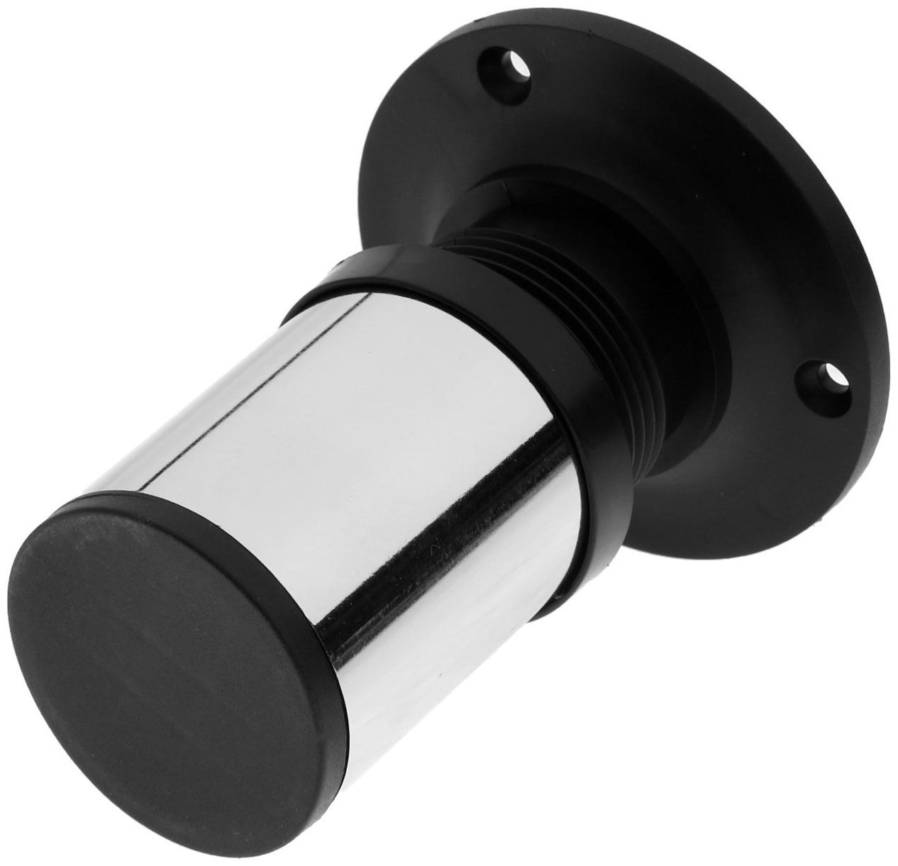 Опора регулируемая OR=001CR ТУНДРА, d=50 мм, H=80 мм, цвет хром, 4 шт.