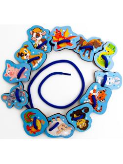 Шнуровка «Новогодняя», 12 элементов