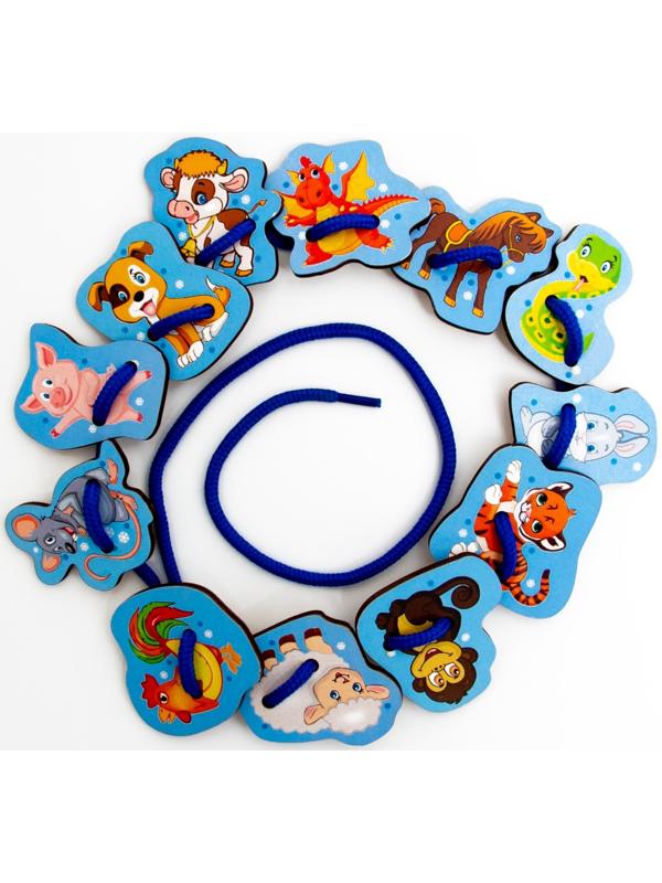 Шнуровка «Новогодняя», 12 элементов