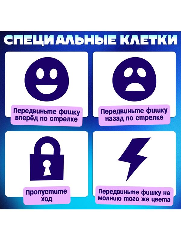 Настольная игра ходилка-бродилка для детей «Большое приключение», 2-4 игрока, 3+