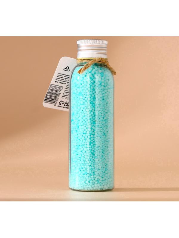 Жемчуг для ванны URAL LAB «Снеговик», 85 г, аромат маршмэллоу, Новый Год