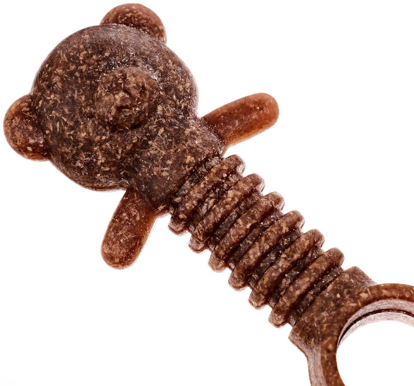 Игрушка для собак жевательная со ароматом корма «Медвежонок», 9 х 4.5 см