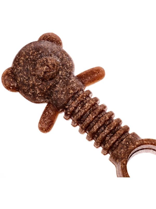 Игрушка для собак жевательная со ароматом корма «Медвежонок», 9 х 4.5 см