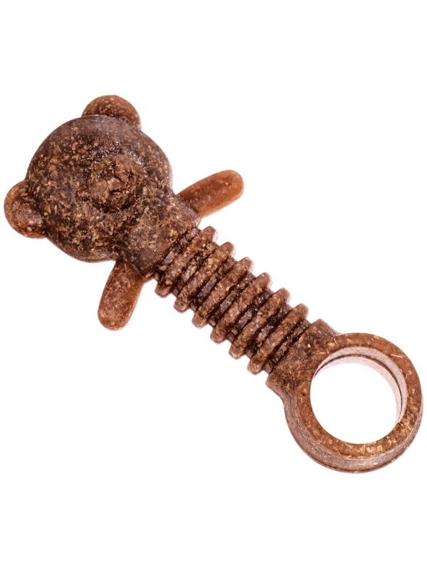 Игрушка для собак жевательная со ароматом корма «Медвежонок», 9 х 4.5 см